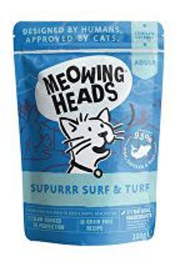 MEOWING HEADS Surf & Turf 100g + Množstevná zľava 4 + 1 zadarmo