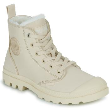 Palladium  PAMPA HI ZIP WL  Členkové tenisky Béžová