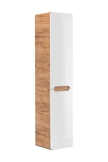 ArtCom Kúpeľňová zostava ARUBA White Typ: Vysoká skrinka s košom na prádlo 804 - 170 x 35 x 35 cm