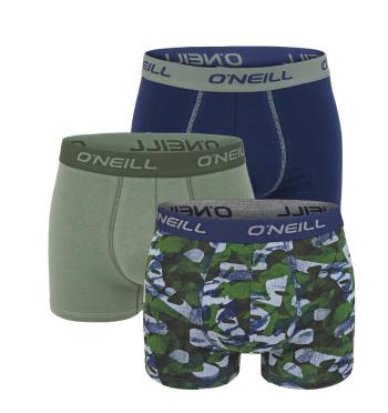 O'NEILL - 3PACK army green & marine boxerky-L (89 - 95 cm)