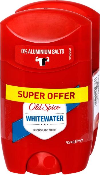 Old Spice Tuhý dezodorant pre mužov WhiteWater Duo 2 x 50 ml