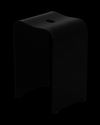 Stolička sprchová SAT volně stojící plast čierna SATSTOLPLASTC