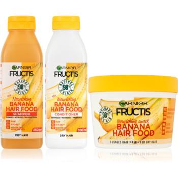 Garnier Fructis Banana Hair Food sada (pre normálne až suché vlasy)