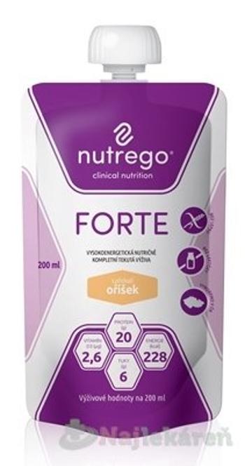 Nutrego FORTE s príchuťou oriešok, 12x200ml