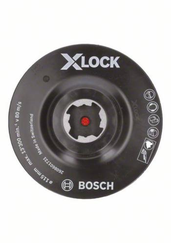 Nosná podložka X-LOCK, so zapínaním na suchý zips 115 mm Bosch Accessories 2608601721