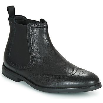 Clarks  Polokozačky RONNIE TOP  Čierna