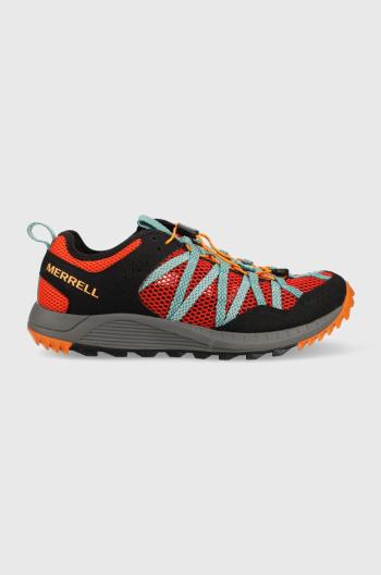 Topánky Merrell Wildwood Aerosport pánske, oranžová farba