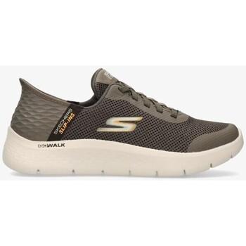 Skechers  216324 GO WALK FELX HANDS UP  Nízke tenisky Hnedá