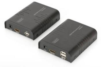 Digitus DS-55202 HDMI ™, USB extender (predĺženie) cez sieťový kábel RJ45