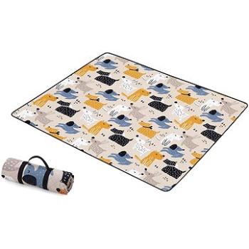 Naturehike Pikniková deka S 145 × 170 cm 648 g – vzor psíčkovia (6927595774137)