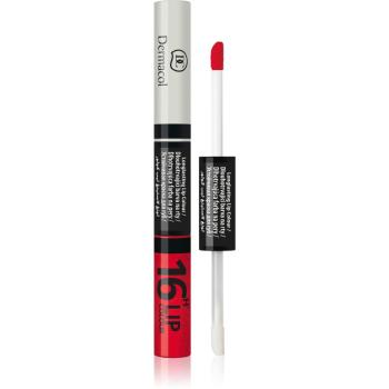 Dermacol 16H Lip Colour dlhotrvajúca dvojfázová farba a lesk na pery odtieň 20 4.8 g