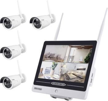 Inkovideo  INKO-AL3003-4 Wi-Fi IP-sada bezpečnostné kamery 4-kanálová so 4 kamerami 1280 x 960 Pixel