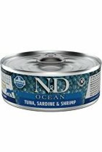 N&D CAT OCEAN Adult Tuniak a sardinky a krevety 70g 1 + 1 zadarmo