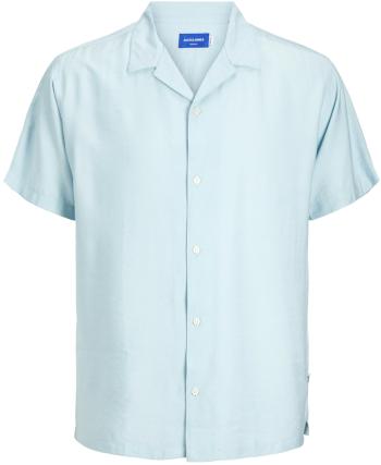 Jack&Jones Pánska košeľa JORJEFF Relaxed Fit 12256322 Crystal Blue S