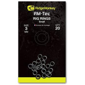 RidgeMonkey RM-Tec Rig Rings Small 3 mm 20 ks (5060432143404)