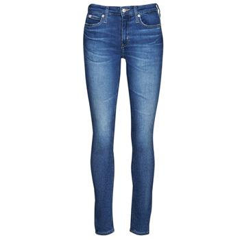 Calvin Klein Jeans  Džínsy Skinny MID RISE SKINNY  Modrá