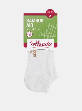 Dámske členkové ponožky BAMBUS AIR LADIES IN-SHOE SOCKS - Krátke dámske bambusové ponožky - biela