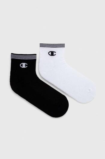 Ponožky Champion 2-pak dámske, čierna farba