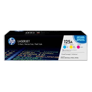 HP originál toner CF373AM, CMY, 4200 (3x1400)str., HP 125A, HP Color LaserJet CP1215, CP1515, CP1518ni, 3x800g, 3ks, O