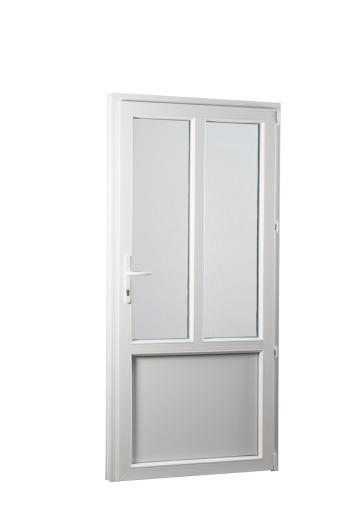 SKLADOVE-OKNA.sk - Vedľajšie vchodové dvere PREMIUM, pravé - 880 x 2080 mm, barva biela/zlatý dub