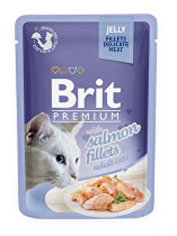Brit Premium Cat D Fillets in Jelly with Salmon 85g + Množstevná zľava