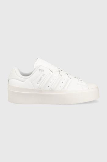 Kožené tenisky adidas Originals Superstar Bonega biela farba