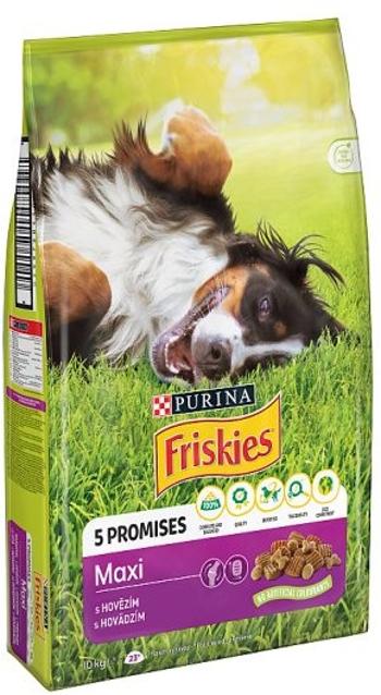 FRISKIES GP 10kg Maxi s hovädzim