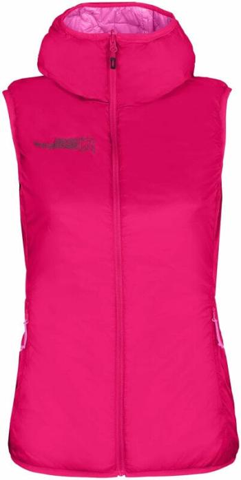 Rock Experience Outdoorová vesta Golden Gate Hoodie Padded Woman Vest Cherries Jubilee/Super Pink L