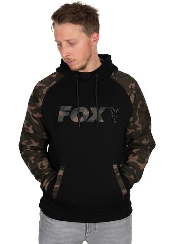 Fox mikina black camo raglan hoodie - xl