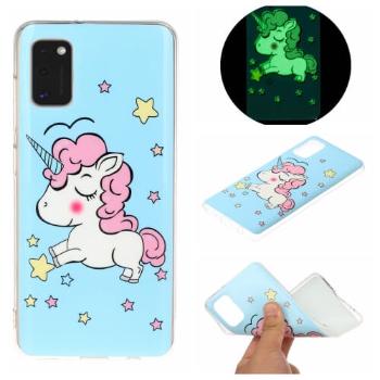 ART TPU Svietiaci kryt Samsung Galaxy A41 UNICORN