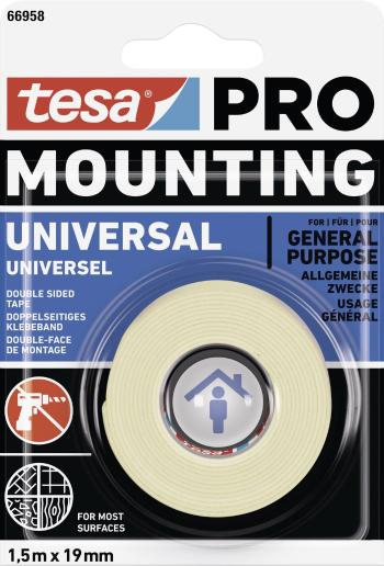 tesa Mounting PRO Universal 66958-00000-00 montážna páska  biela (d x š) 1.5 m x 9 mm 1 ks