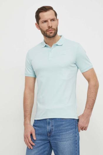 Bavlnené polo tričko Calvin Klein jednofarebné,K10K111657