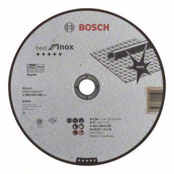 Bosch Accessories 2608603500 2608603500 rezný kotúč rovný  230 mm 22.23 mm 1 ks