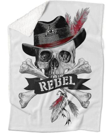 Deka Rebel skull (Podšitie baránkom: ÁNO)