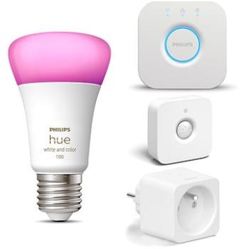 Philips HUE Bridge EÚ + Philips Hue Motion Sensor EÚ + Philips Hue 1× Smart plug BE/FR + Philips Hue