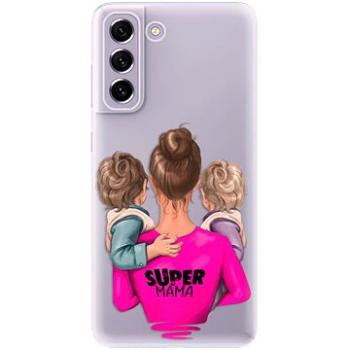 iSaprio Super Mama – Two Boys pre Samsung Galaxy S21 FE 5G (smtwboy-TPU3-S21FE)