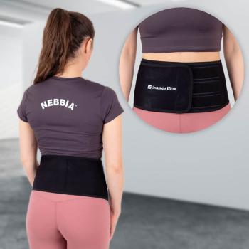 Neoprénový pás inSPORTline Waistup Farba čierna, Veľkosť XL