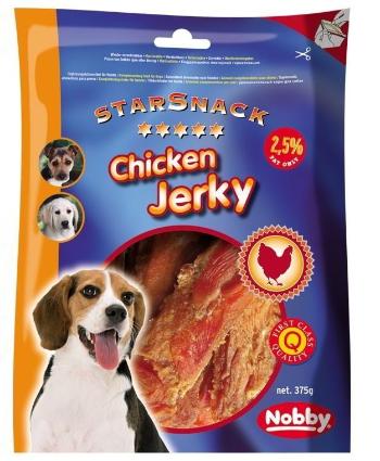 Nobby StarSnack Chicken Jerky kuřecí sušené maso 375g (kód 70060)