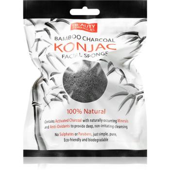 Beauty Formulas Charcoal jemná exfoliačná hubka s aktívnym uhlím 1 ks