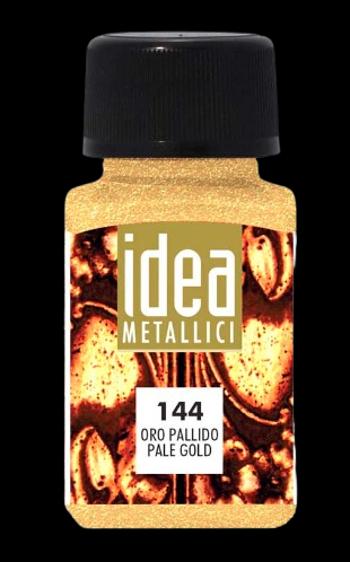 MAIMERI IDEA METALLICI - Tekuté metalické farby 144 - pale gold, 60 ml