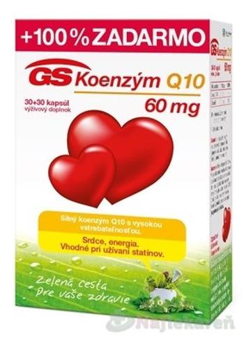 GS Koenzým Q10 60 mg 30 + 30 kapsúl