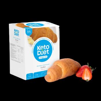 KetoDiet Proteínový croissant – maslová príchuť 2 ks