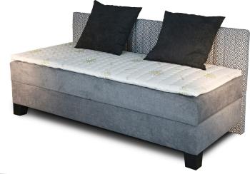 New Design  Čalúnená posteľ NOVO s dlhým čelom | s topperom Rozmer.: 80 x 200 cm
