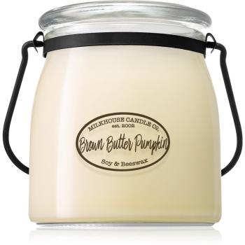 Milkhouse Candle Co. Creamery Brown Butter Pumpkin vonná sviečka Butter Jar 454 g