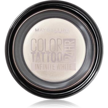 Maybelline Color Tattoo gélové očné tiene odtieň Infinite White 4 g