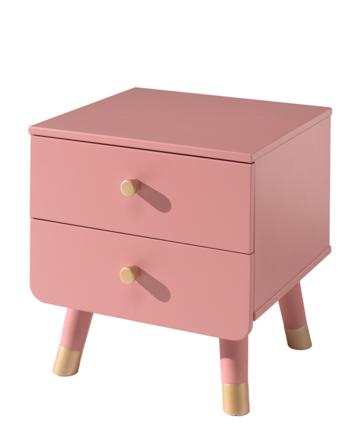 Nočný stolík Billy - ružový table Simple