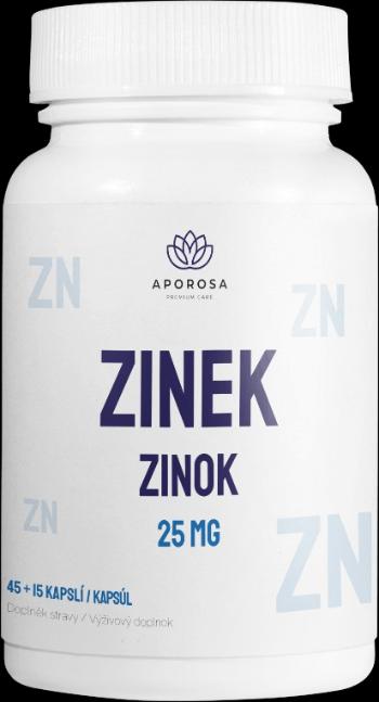 Aporosa Zinok 25 mg 60 kapsúl