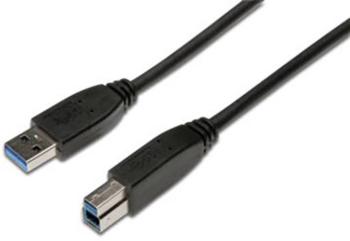 Digitus #####USB-Kabel #####USB 3.2 Gen1 (USB 3.0 / USB 3.1 Gen1) #####USB-A Stecker, #####USB-B Stecker 1.80 m čierna g