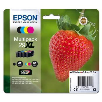 EPSON T2996 (C13T29964012) - originálna cartridge, čierna + farebná, 11,3ml/3x6,4ml