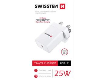 Adaptér cestovný pre iPhone/Samsung SWISSTEN 22045400 pre použitie zo SR vo Veľkej Británii